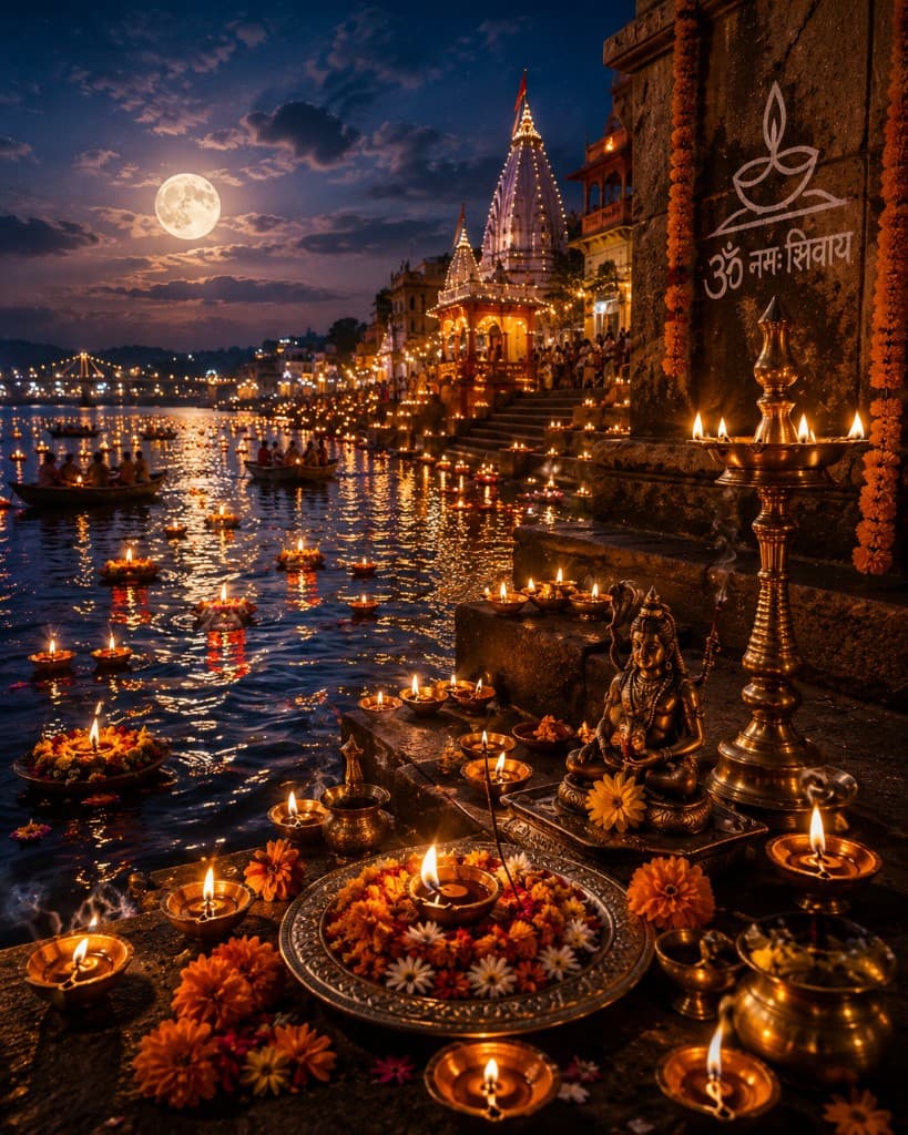 Karthika Purnima festival artwork