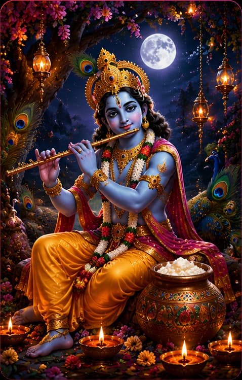 Govardhan Puja festival artwork