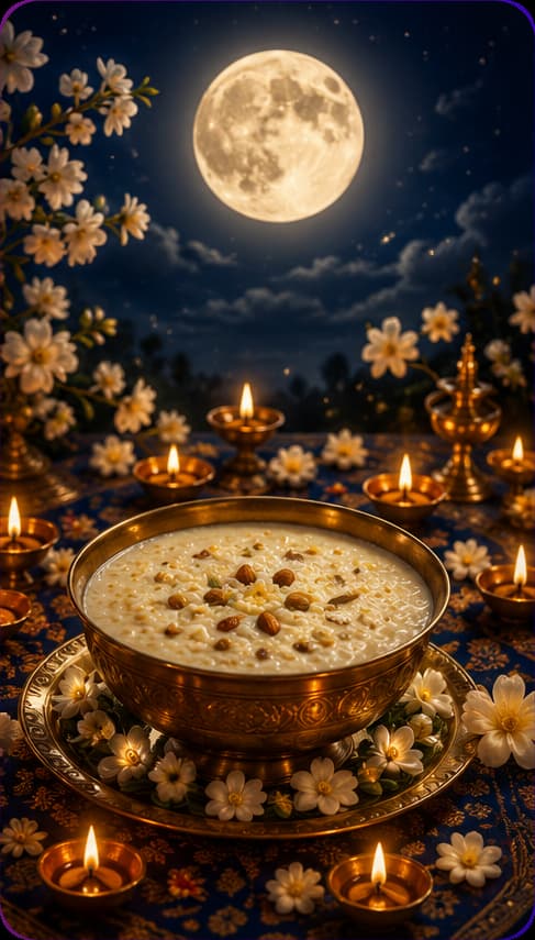 Sharad Purnima festival artwork